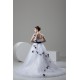 One-Shoulder A-Line Sleeveless Satin Fine Netting Sweet Wedding Dresses 2030811 One-Shoulder A-Line Sleeveless Satin Fine Netting Sweet Wedding Dresses 2030811