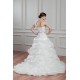 A-Line Satin Organza One-Shoulder Sleeveless Beaded Wedding Dresses 2030815 A-Line Satin Organza One-Shoulder Sleeveless Beaded Wedding Dresses 2030815
