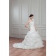 A-Line Satin Organza One-Shoulder Sleeveless Beaded Wedding Dresses 2030815 A-Line Satin Organza One-Shoulder Sleeveless Beaded Wedding Dresses 2030815