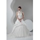 Organza Taffeta Lace High-Neck Ball Gown Sleeveless Wedding Dresses 2030819 Organza Taffeta Lace High-Neck Ball Gown Sleeveless Wedding Dresses 2030819