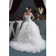 Princess Sleeveless Ball Gown Satin Organza Strapless Wedding Dresses 2030826 Princess Sleeveless Ball Gown Satin Organza Strapless Wedding Dresses 2030826