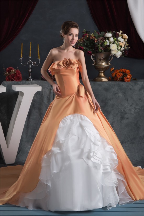 Ruffles Sleeveless Satin Taffeta Strapless Sweet Wedding Dresses 2030828 Ruffles Sleeveless Satin Taffeta Strapless Sweet Wedding Dresses 2030828