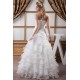 A-Line Sleeveless Soft Sweetheart Most Beautiful Wedding Dresses 2030831