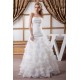 A-Line Sleeveless Soft Sweetheart Most Beautiful Wedding Dresses 2030831