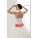 Satin Elastic Woven Satin Sleeveless High-Neck Wedding Dresses 2030834