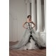 Satin Fine Netting A-Line Strapless Sleeveless Wedding Dresses 2030836 Satin Fine Netting A-Line Strapless Sleeveless Wedding Dresses 2030836