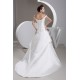 A-Line Satin Fine Netting Off-the-Shoulder New Arrival Wedding Dresses 2030839 A-Line Satin Fine Netting Off-the-Shoulder New Arrival Wedding Dresses 2030839