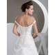 A-Line Satin Fine Netting Off-the-Shoulder New Arrival Wedding Dresses 2030839 A-Line Satin Fine Netting Off-the-Shoulder New Arrival Wedding Dresses 2030839