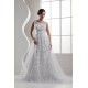 A-Line Satin Fine Netting Beaded Lace Sleeveless Straps Wedding Dresses 2030841 A-Line Satin Fine Netting Beaded Lace Sleeveless Straps Wedding Dresses 2030841