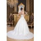 Satin Lace A-Line Strapless Sleeveless Most Beautiful Wedding Dresses 2030849 Satin Lace A-Line Strapless Sleeveless Most Beautiful Wedding Dresses 2030849