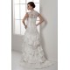 Satin Lace Taffeta Sleeveless A-Line V-Neck New Arrival Wedding Dresses 2030856 Satin Lace Taffeta Sleeveless A-Line V-Neck New Arrival Wedding Dresses 2030856