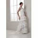 Satin Lace Taffeta Sleeveless A-Line V-Neck New Arrival Wedding Dresses 2030856 Satin Lace Taffeta Sleeveless A-Line V-Neck New Arrival Wedding Dresses 2030856