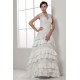 Satin Lace Taffeta Sleeveless A-Line V-Neck New Arrival Wedding Dresses 2030856 Satin Lace Taffeta Sleeveless A-Line V-Neck New Arrival Wedding Dresses 2030856