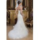 Satin Mermaid/Trumpet Sleeveless Strapless Beaded Lace Wedding Dresses 2030858 Satin Mermaid/Trumpet Sleeveless Strapless Beaded Lace Wedding Dresses 2030858