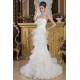 Satin Mermaid/Trumpet Sleeveless Strapless Beaded Lace Wedding Dresses 2030858 Satin Mermaid/Trumpet Sleeveless Strapless Beaded Lace Wedding Dresses 2030858