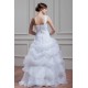 Satin Organza Ball Gown Sleeveless One-Shoulder Wedding Dresses 2030861 Satin Organza Ball Gown Sleeveless One-Shoulder Wedding Dresses 2030861