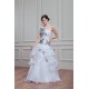 Satin Organza Ball Gown Sleeveless One-Shoulder Wedding Dresses 2030861 Satin Organza Ball Gown Sleeveless One-Shoulder Wedding Dresses 2030861
