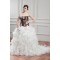 Satin Organza Ball Gown Sweetheart Sleeveless Embellished Wedding Dresses 2030863
