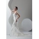 Satin Organza Scoop Sleeveless Mermaid/Trumpet Beaded Wedding Dresses 2030865 Satin Organza Scoop Sleeveless Mermaid/Trumpet Beaded Wedding Dresses 2030865