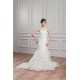 Satin Organza Strapless Mermaid/Trumpet Beaded Wedding Dresses 2030868 Satin Organza Strapless Mermaid/Trumpet Beaded Wedding Dresses 2030868