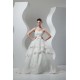 Satin Organza Sweetheart Ball Gown Sleeveless Beaded Lace Wedding Dresses 2030870