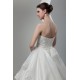 Satin Organza Sweetheart Ball Gown Sleeveless Beaded Lace Wedding Dresses 2030870