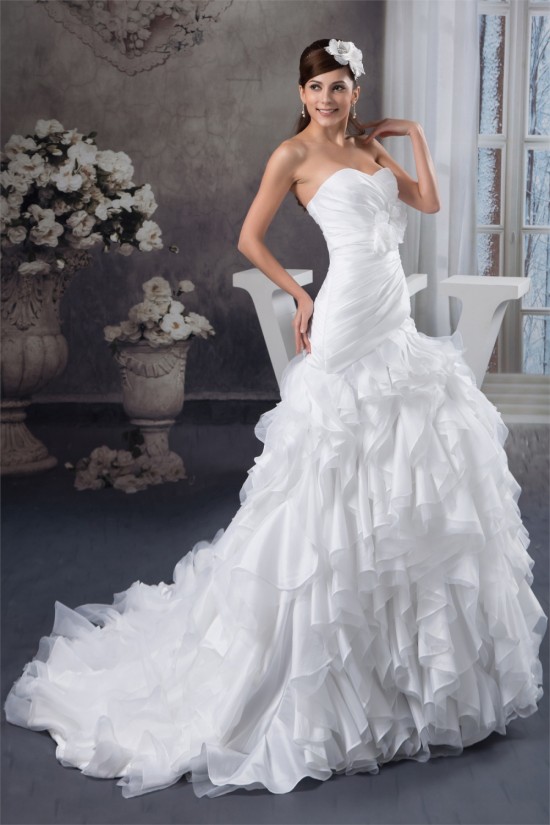 Satin Taffeta Fine Netting Princess Sweetheart Wedding Dresses 2030884 Satin Taffeta Fine Netting Princess Sweetheart Wedding Dresses 2030884