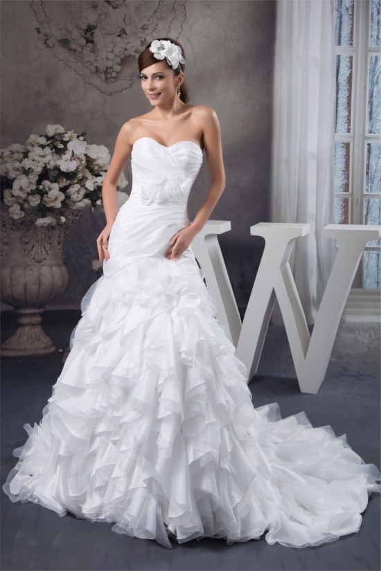 Satin Taffeta Fine Netting Princess Sweetheart Wedding Dresses 2030884 Satin Taffeta Fine Netting Princess Sweetheart Wedding Dresses 2030884
