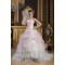 Satin Tulle A-Line Strapless Sleeveless New Arrival Wedding Dresses 2030897