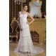 Sheath/Column Satin Fine Netting Sleeveless Beaded Lace Wedding Dresses 2030898 Sheath/Column Satin Fine Netting Sleeveless Beaded Lace Wedding Dresses 2030898