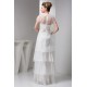 Sheath/Column Satin Fine Netting Sleeveless Beaded Floor-Length Wedding Dresses 2030899 Sheath/Column Satin Fine Netting Sleeveless Beaded Floor-Length Wedding Dresses 2030899