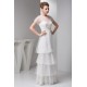 Sheath/Column Satin Fine Netting Sleeveless Beaded Floor-Length Wedding Dresses 2030899 Sheath/Column Satin Fine Netting Sleeveless Beaded Floor-Length Wedding Dresses 2030899