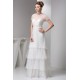 Sheath/Column Satin Fine Netting Sleeveless Beaded Floor-Length Wedding Dresses 2030899 Sheath/Column Satin Fine Netting Sleeveless Beaded Floor-Length Wedding Dresses 2030899