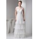 Sheath/Column Satin Fine Netting Sleeveless Beaded Floor-Length Wedding Dresses 2030899 Sheath/Column Satin Fine Netting Sleeveless Beaded Floor-Length Wedding Dresses 2030899