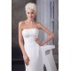 Sheath/Column Sleeveless Strapless Chiffon Wedding Dresses with A Short Sleeve Jacket 2030901 Sheath/Column Sleeveless Strapless Chiffon Wedding Dresses with A Short Sleeve Jacket 2030901