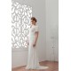 Short Sleeves Sheath/Column V-Neck Beaded Sequins Wedding Dresses 2030903 Short Sleeves Sheath/Column V-Neck Beaded Sequins Wedding Dresses 2030903