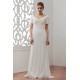 Short Sleeves Sheath/Column V-Neck Beaded Sequins Wedding Dresses 2030903 Short Sleeves Sheath/Column V-Neck Beaded Sequins Wedding Dresses 2030903