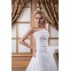 A-Line Satin Organza Strapless Beaded Lace Wedding Dresses 2030907 A-Line Satin Organza Strapless Beaded Lace Wedding Dresses 2030907