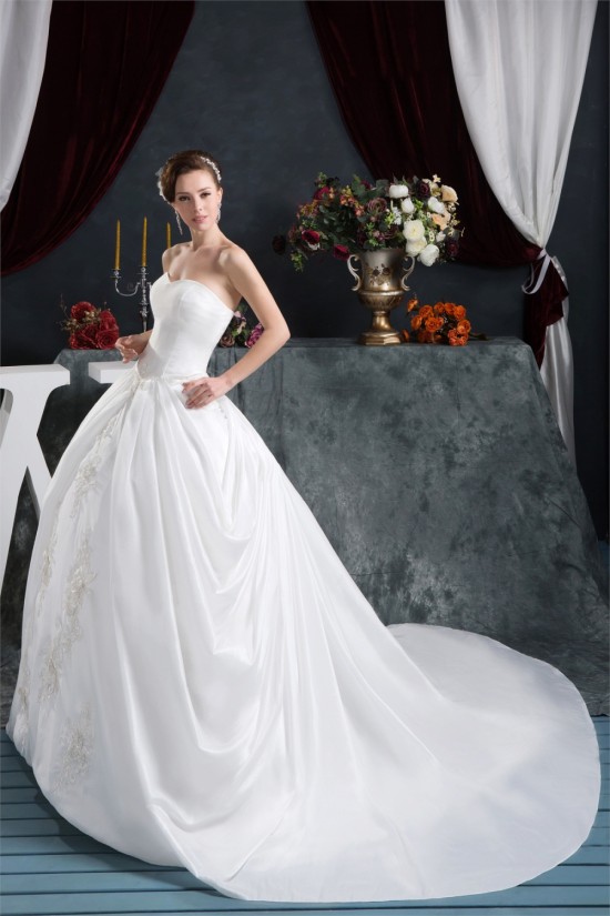 Ball Gown Sweetheart Chapel Train Beaded Lace Wedding Dresses 2030917 Ball Gown Sweetheart Chapel Train Beaded Lace Wedding Dresses 2030917