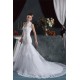 Sleeveless Halter Mermaid/Trumpet Satin Organza Lace Wedding Dresses 2030923 Sleeveless Halter Mermaid/Trumpet Satin Organza Lace Wedding Dresses 2030923