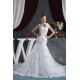 Sleeveless Halter Mermaid/Trumpet Satin Organza Lace Wedding Dresses 2030923 Sleeveless Halter Mermaid/Trumpet Satin Organza Lace Wedding Dresses 2030923