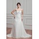 Sleeveless Lace Taffeta Sweetheart A-Line Best Wedding Dresses 2030924