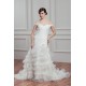 Sleeveless Off-the-Shoulder A-Line Satin Organza Wedding Dresses 2030928 Sleeveless Off-the-Shoulder A-Line Satin Organza Wedding Dresses 2030928
