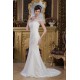 Sleeveless Portrait Satin Lace Mermaid/Trumpet New Arrival Wedding Dresses 2030932