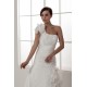 Sleeveless Satin Taffeta A-Line One-Shoulder Wedding Dresses 2030945 Sleeveless Satin Taffeta A-Line One-Shoulder Wedding Dresses 2030945