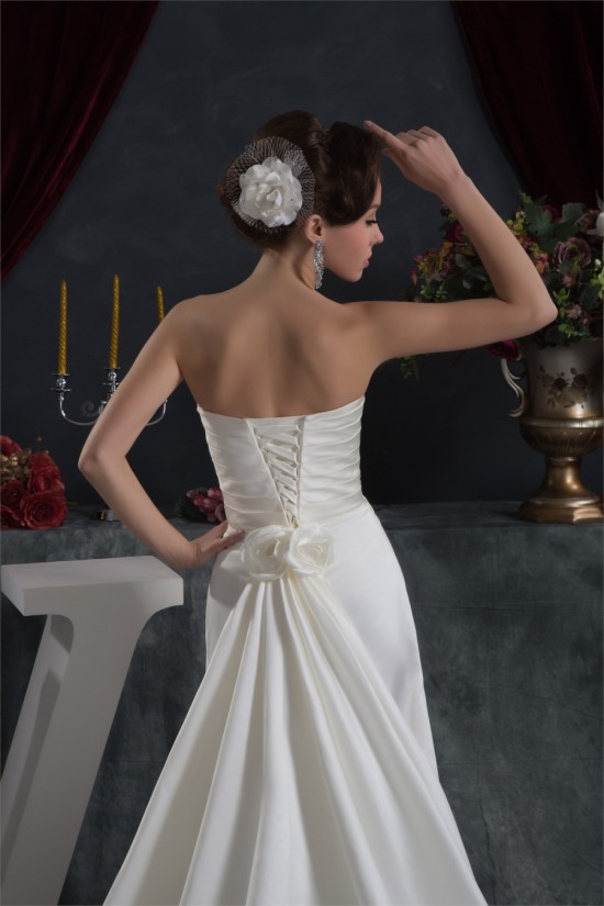 Sleeveless Satin Taffeta Strapless A-Line Sweet Wedding Dresses 2030949 Sleeveless Satin Taffeta Strapless A-Line Sweet Wedding Dresses 2030949