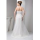 Sleeveless Sheath/Column Strapless Satin Lace Sweet Wedding Dresses 2030952 Sleeveless Sheath/Column Strapless Satin Lace Sweet Wedding Dresses 2030952