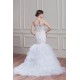 Sleeveless Sheer Mermaid/Trumpet Satin Organza Wedding Dresses 2030953 Sleeveless Sheer Mermaid/Trumpet Satin Organza Wedding Dresses 2030953