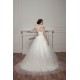 Sleeveless Straps Satin Fine Netting Netting Wedding Dresses 2030971