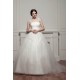 Sleeveless Straps Satin Fine Netting Netting Wedding Dresses 2030971